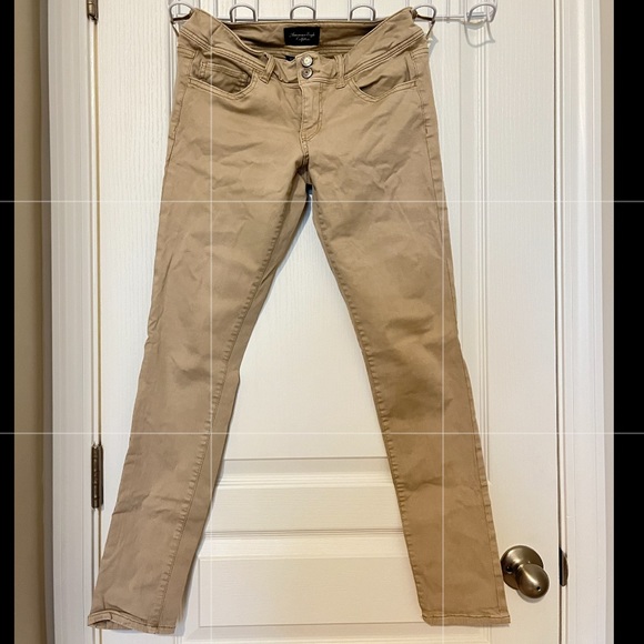 American Eagle Khaki Skinny Pants, size 4 - Picture 5 of 5